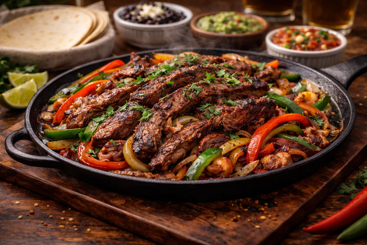 Grilled Steak Fajitas